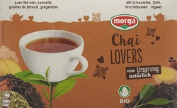 morga Chai Lovers Tee mit Hülle Bio Knospe