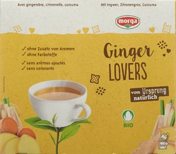 morga Ginger Lovers Tee mit Hülle Bio Knospe