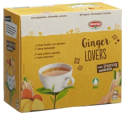 morga Ginger Lovers Tee mit Hülle Bio Knospe
