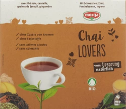 morga Chai Lovers Tee mit Hülle Bio Knospe