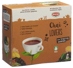 morga Chai Lovers Tee mit Hülle Bio Knospe