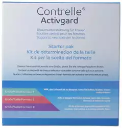 Contrelle Activgard pessaire set départ assorti 3 pièces