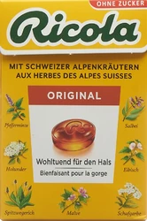 Ricola Original Bonbons ohne Zucker mit Stevia