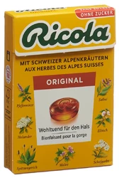Ricola Kräuterbonbons Original ohne Zucker mit Stevia