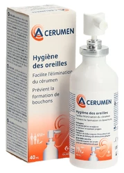 A-Cerumen spry nettoynt oreilles