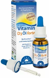 Dr. Jacob's Vitamin D3 Öl forte 2000 IE hochdosiert