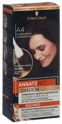 Schwarzkopf Ansatzset dunkelbraun A4