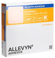 ALLEVYN ADHESIVE Wundverband 17.5x17.5cm