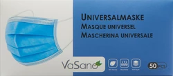 VaSano Universalmaske 3-schichtig deutsch/französisch/italienisch latexfrei einweg
