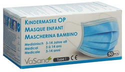 VaSano OP Maske Kind 3-14 Jahre Typ I deutsch/französisch/italienisch