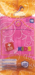 TImask Masque médical jetable type IIR KIDS fuchsia