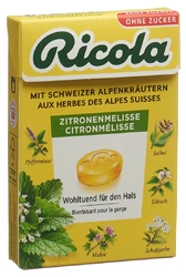 Ricola Kräuterbonbons Zitronenmelisse ohne Zucker mit Stevia