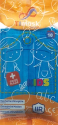 TImask Einweg-Medizinmaske Typ IIR KIDS türkis