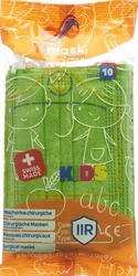 TImask Einweg-Medizinmaske Typ IIR KIDS säuregrün