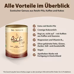 ReiChi Cafe Wellness-Kaffee mit Reishi & Kokos