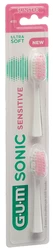 GUM Sonic Sensitive Ersatzköpfe weiss
