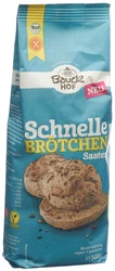 Bauckhof Schnelle Brötchen Saaten glutenfrei