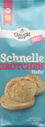 Bauckhof Schnelle Brötchen Hafer glutenfrei
