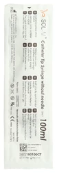 SOL-M Spritze 100l it Katheteransatz und Luer-Adapter