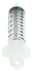 SOL-M Spritze 100l it Katheteransatz und Luer-Adapter