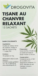 Drogovita thé relaxant au chanvre