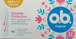 o.b. Original Tampns riginal Nrmal