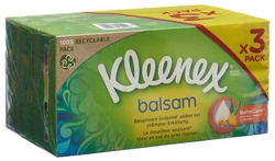 Kleenex Balsam Taschentücher Box Trio