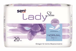 seni Lady Slim Normal Einlage atmungsaktive anatomische 10.5x28cm 3 Tropfen
