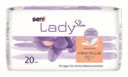 seni Lady Slim Mini Plus Einlage atmungsaktive anatomische 10x22.5cm 2.5 Tropfen