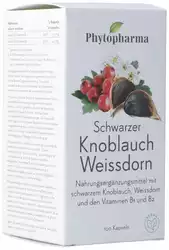 Phytopharma Schwarzer Knoblauch Weissdorn Kapsel