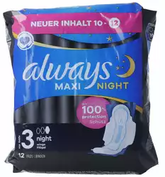 always Maxi Binde Night mit Flügeln
