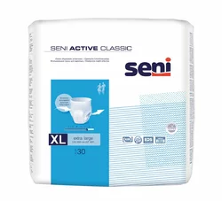 seni Active Classic Einweghosen XL atmungsaktiv Hüftumfang 120-160cm 5.5 Tropfen