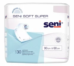 seni Soft Super Einmal-Bettschutz 90x60cm 4 Tropfen