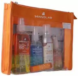 SENSOLAR Family Set LSF50 200ml After Sun 100ml ZeroBite 100ml LSF50 50ml Gratis Lip Balm