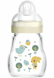 MAM Feel Good Glasflasche 170ml 0+ Monate Unisex