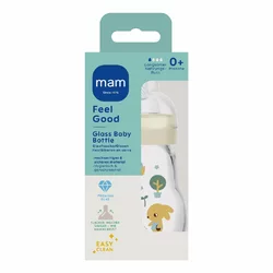 MAM Feel Good Glasflasche 170ml 0+ Monate Unisex