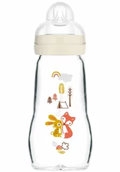 MAM Feel Good Glasflasche 260ml 2+ Monate Unisex