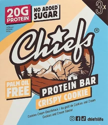 Chiefs Protein Bar Crispy Cookie