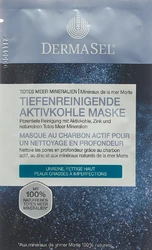 DermaSel Maske Aktivkohle deutsch/französisch