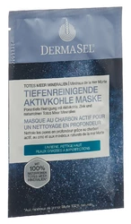 DermaSel Maske Aktivkohle deutsch/französisch