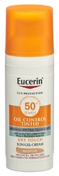 Eucerin SUN Face Oil Control Gel-Creme getönt medium LSF50+