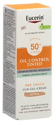 Eucerin SUN Face Oil Control Gel-Creme getönt medium LSF50+