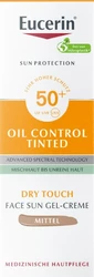 Eucerin SUN Face Oil Control Gel-Creme getönt medium LSF50+