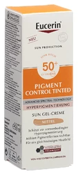 Eucerin SUN Face Pigment Control Gel-Creme getönt medium LSF50+