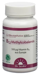 Dr. Jacob's Vitamin B12 Methylcobalamin Lutschtablette hochdosiert vegan