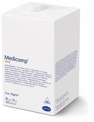 Medicomp Extra 6 fach S30 10x10cm unsteril