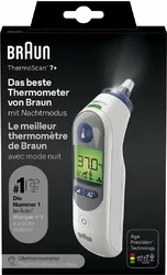 Braun Thermoscan 7 + IRT 6525 mit AgePrecision und Nacht Modus