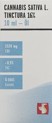 SUPAIR Cannabis sativa L. tinctura 16 % 1661 Öl