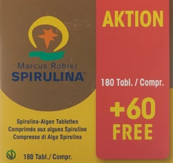 Marcus Rohrer Spirulina Tablette 180 Stück + 60 Stück gratis