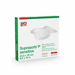 Suprasorb P sensitive border Heel 23.5x25cm